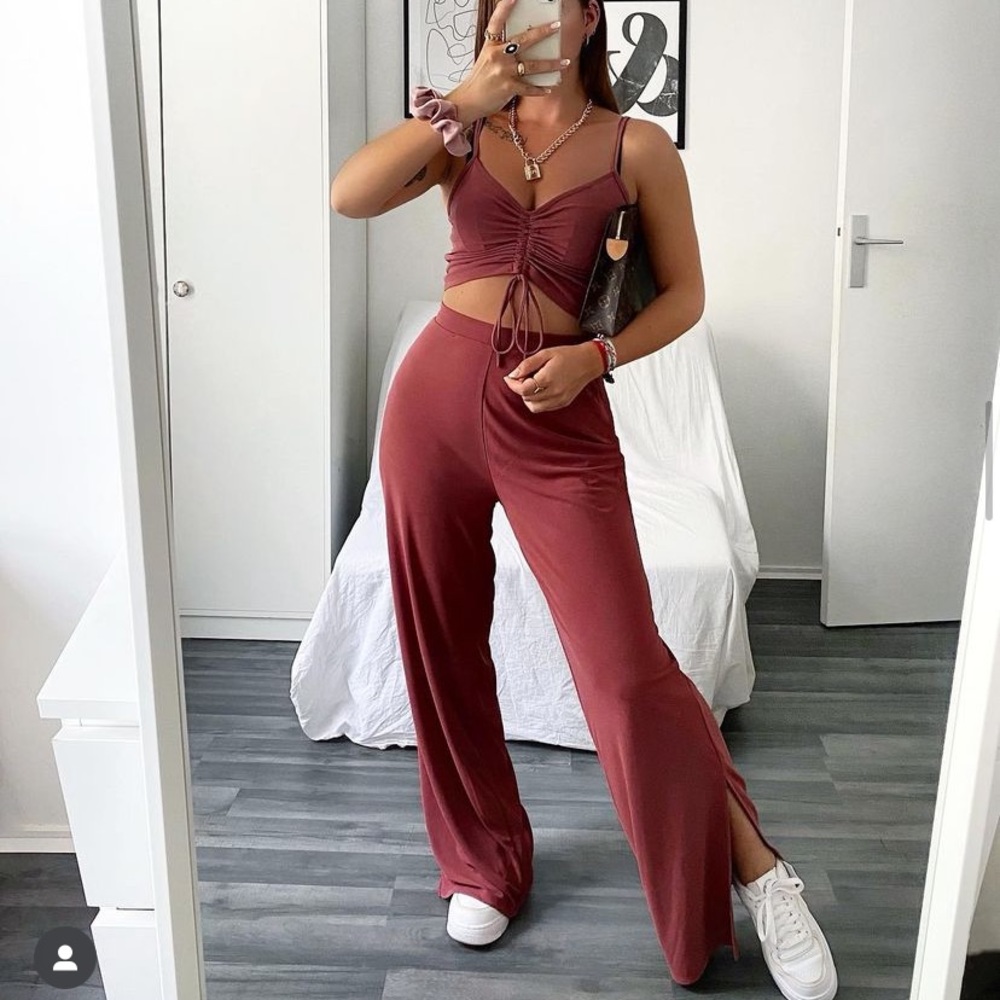 ZARA SIDE VENT TROUSERS